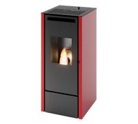 Stufa a Pellet Ventilata 11 kW Capacità 15 Kg Volume 300 m3 Cinzia Punto Fuoco