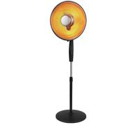 Stufa a Piantana Infrarossi al Carbonio 900W | Altezza Regolabile 105-120 cm, Oscillazione e Inclinazione Regolabile | 2 Livelli di Potenza 450/900W, Timer 60 Minuti - Riscaldamento Rapido e Silenzios