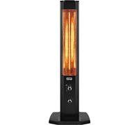 VINCO - STUFA ELETTRICA A TORRE RISCALDATORE DA INTERNO ESTERNO 1200W - Mod. 70252