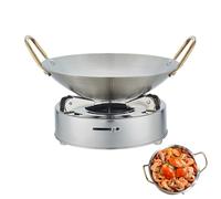 Stufa ad alcol per campeggio - Cucina portatile per esterno - Bruciatore ad alcol portatile con casseruola | Per camper, viaggiatori, pescatori, escursionismo, picnic, spiaggia, viaggi, vela e