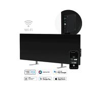 Stufa AENO Infrarot Heizkörper Premium Eco Smart LED GH4S 700W BK retail, Elementi riscaldanti in ceramica, Telecomando, Nero