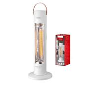 Stufa al Carbonio Oscillante 600W con Potenza Regolabile 2 Livelli con Griglia d