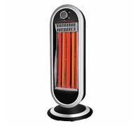 Stufa al Carbonio Oscillante 900W con Potenza Regolabile 2 Livelli Griglia di