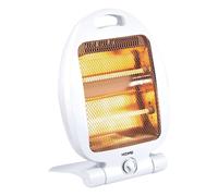 STUFA AL QUARZO 2 ELEMENTI STUFETTA RISCALDAMENTO RAPIDO E MANIGLIA 800W HM-8306 [EEK: Conforme]