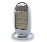 Stufa alogena elettrica a infrarossi per interno 1200W rotante 36x17xH60 cm