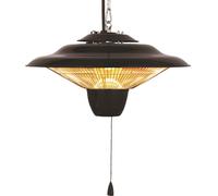 Stufa alogena elettrica da soffitto 1500 W Raggio di Sole Ufo Niklas