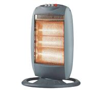 Stufa Alogena Oscillante 1200W con 3 Lampade in Alogena per Riscaldamento Rapido