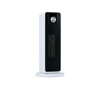 alpina Termoventilatore elettrico 2000 W - Stufa in ceramica con oscillazione, termostato e protezione antiribaltamento - Riscaldamento elettrico compatto per ambienti fino a 20 m² - 21 x 21 x 46 cm