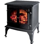 STUFA AMBIENTE NIKLAS VULCANO 1800 Watts effetto fuoco vivo