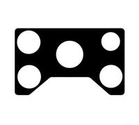 Stufa antiaderente Protector Mat per GE 36 pollici Gas Range Protector | Resiste a calore elevato, materiale resistente al fuoco, non si scioglie o brucia, sicuro per piani di gas, costruzione