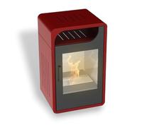 STUFA A BIOETANOLO STATICA BORDEAUX 60 m³ 65x40x38 cm 3 kw/h BRUCIATORE 1.5 LT