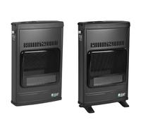 Stufa Blue Flame Metano Modello Eco 45 Grigio 4,1KW SIA