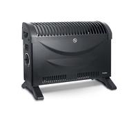Stufa BRIEBE 128215.1, 3 livelli di calore, Nero