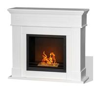 STUFA CAMINETTO A BIOETANOLO BIOCAMINO MOD.THOMAS 3,5 KW COLORE BIANCO CAMINO