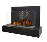 STUFA CAMINO a bioetanolo GMR MAYA 2,5 Kw/h in acciaio con vetro