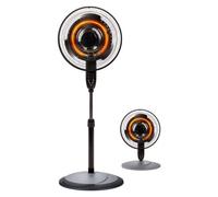 Stufa a Ventilatore Elettrica a Carbonio Funzione Oscillabile e Timer 2000W DCG