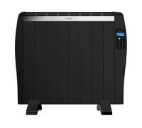 Cecotec Emettitore Termico ReadyWarm 2500 Thermal Black. 12 Elementi e 1800 W, Display LCD, Telecomando a distanza, timer, selezione della temperatura, copertura di 25 m² (8 Moduli, Nero)