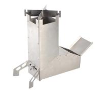 Stufa da Campeggio: Cucina a biomassa compatta, Riscaldatore Esterno in Acciaio Inossidabile, Camera di Carburante Rimovibile, Trasporto incluso | Campeggi Natura Via