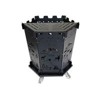 Stufa da campeggio per , stufa da campeggio portatile - Stufe da campeggio per barbecue Bruciatore a legna per ,Bruciatore da campeggio per , mensola per falò Comp