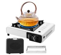 Stufa da campeggio - stufa da cucina esterna portatile, stufa a propano leggero | Stufa compatta per falò trekking, barbecue pieghevole con fiamma controllata, fonte di calore da viaggio