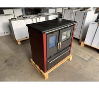 Stufa da cucina a legna con piastra metallica - Verso CS Plus Inox Bordo