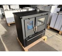 Stufa da cucina a legna con piastra metallica - Verso CS Plus Inox