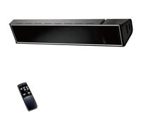 Stufa da Esterno a Infrarossi Sined Glass 2000W Wifi Nero IP65 con Timer