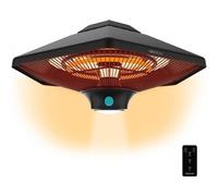 Stufa da Esterno Elettrica Alogena Cecotec ReadyWarm 2000 Power Ceiling 2000W con Telecomando LED