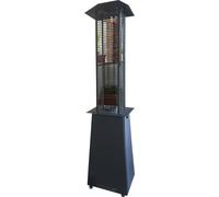 Stufa da Esterno Fungo a Bioetanolo 8 kW in Acciaio Vannini Iris Grigia