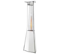 Stufa da Esterno Fungo a Gas GPL 10 kW Kaliente Siabs Bianco