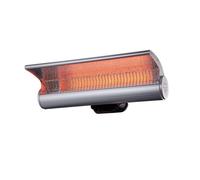 Stufa da Esterno Riscaldatore ad Infrarossi 59,6x13,5x32 cm 2000W Sined Grigio