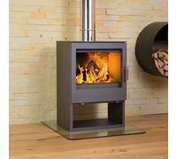Stufa Elegante con Finestra Panoramica - Calore e Stile : Modena 9.8 kw [EEK: A]