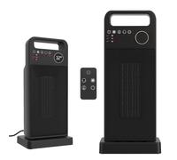 STUFA ELETTRICA A COLONNA DA 2000W A BASSO CONSUMO TELECOMANDO TERMOVENTILATORE