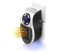 Stufa Elettrica a Parete Mini 500W Display Digitale Termo Riscaldatore da Muro