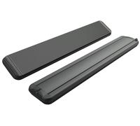 Stufa Elettrica ad Infrarossi 110x20,1x5,8 cm da Soffitto 1500W in Alluminio Moel Hot-Top Nera