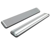 Stufa Elettrica ad Infrarossi 126x20,1x5,8 cm da Soffitto 1500W in Alluminio Dimmerabile Moel Hot-Top Silver
