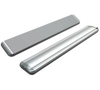 Stufa Elettrica ad Infrarossi 211x20,1x5,8 cm da Soffitto 3200W in Alluminio Dimmerabile Moel Hot-Top Silver