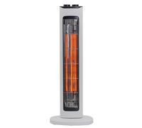 Stufa Elettrica ad Infrarossi 23x23x61,5 cm 800W Moel Maui 840C Bianca