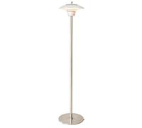 Stufa Elettrica ad Infrarossi Ø42,5 cm a Piantana 1500W per Esterni Argento