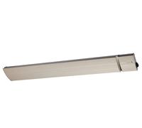 Stufa Elettrica ad Infrarossi da Parete Soffitto 104,5x17,7x6 cm 1500W con Telecomando Bianco