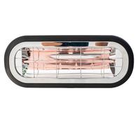 Stufa Elettrica ad infrarossi da Soffitto e da Parete 46x19x7,5 cm in Fibra di Carbonio Altare Nero