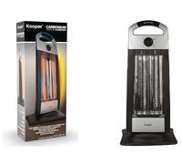 STUFA ELETTRICA AL CARBONIO RISPARMIO ENERGETICO BASSO CONSUMO 450 900W KOOPER [EEK: A+]