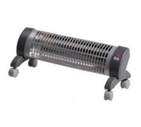 Stufa Elettrica al Quarzo FM 2302-R 1.200W con Antiribaltamento e Ruote