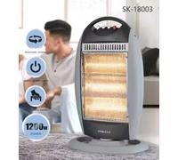 Stufa Elettrica Alogena 1200W con Oscillazione Automatica e 3 Livelli di Calore