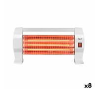 Stufa Elettrica Alogena Argon Bianco 1200 W [8 Unità]