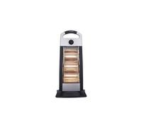 Stufa Elettrica Bilake 1.200W Nero/Argento Riscaldamento Rapido Domestico