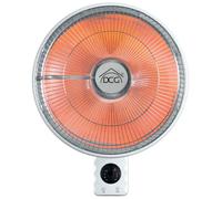 STUFA ELETTRICA DCG SA9690 DA PARETE 900W OSCILLANTE AL CARBONIO CON TELECOMANDO
