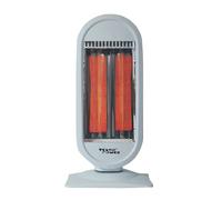 Stufa elettrica in fibra di carbonio 900W - Mod. Rounded White