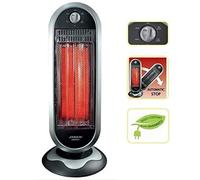 Stufa elettrica Johnson Energy 900W oscillante 2 elementi stufetta Altezza 70Cm