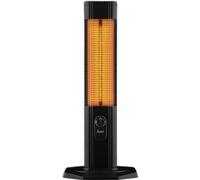 Stufa Elettrica LAREL ALTO RENDIMENTO Basso Consumo Torretta Nera 3 Potenze